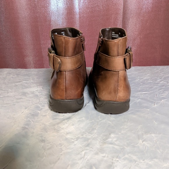 Clarks Chris Sydney Boots Womens Size 7M Slouch Booties Side Zip Bohemian Boho - Picture 6 of 9